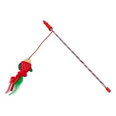 Nobleza kalėdinė meškerė su žuvyte katėms, 40 cm