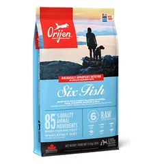 ORIJEN 6 Fish Dog sausas maistas šunims su žuvimi 11,4 kg