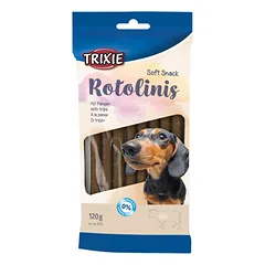 TRIXIE Soft Snack rotolinis, jautiena, 12 cm, 12 vnt.-120 g