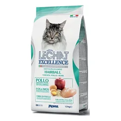 LeChat Excellence Hairball sausas maistas suaugusioms katėms nuo plaukų kamuolių, 0,4 kg