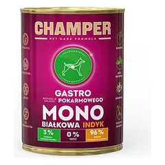 CHAMPER Gastro Kalakutienos monoproteinų ėdalas šunims 400 g
