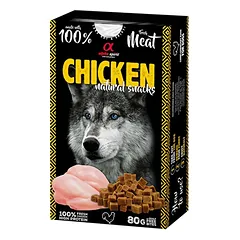 ALPHA SPIRIT NATURAL DOG skanėstai šunims su vištiena 80g