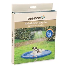 Beeztees purkštuvų kilimėlis Stay Cool, mėlynas, Ø 130 x H 5 cm — 3 nuotrauka
