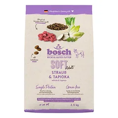 BOSCH HPC Soft Adult 2,5 kg stručių ir tapiokos monobaltyminė maistas šunims