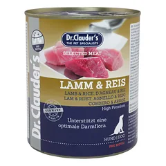DR. CLAUDER'S Lamb&ric konservai šunims su ėriena ir ryžiais, 800 g