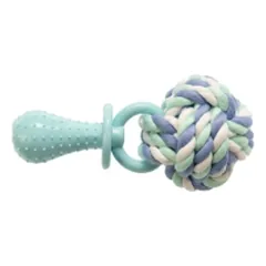 Gimdog Cotton Dent + Rope Ball W/Tpr 14cm ø 6,6cm žaislas šuniui