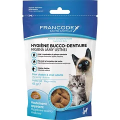 Francodex skanėstas kačiukams ir katėms - burnos higienai 65 g