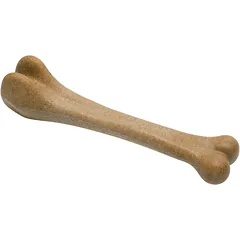 GimDog žaislas šunims Bam-Bones Bamboo Bone, vištienos skonio 14,6 cm parduotuvėje ramiosblusos.lt