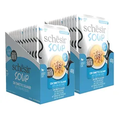 Schesir Soup tunas su kalmarais, 24x40 g maišelis