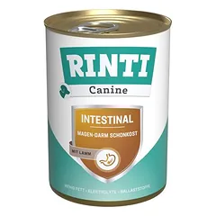 RINTI Canine Intestinal su ėriena, drėgnas maistas šunims 400 g