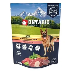 Ontario Jautiena su Daržovėmis sultinyje 300g