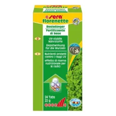 Sera trąšos akvariumo augalamms Florenette 24 Tabs