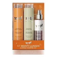 Yuup! Long Coats Set - priežiūros rinkinys ilgaplaukiams šunims ir katėms