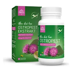 Pokusa Milk Thistle Extract 120 tabl. - preparatas su margainiu, kuris palaiko ir regeneruoja šunų bei kačių kepenis.