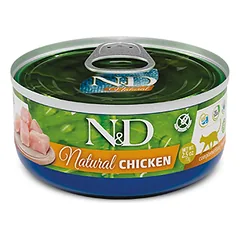 FARMINA N&D NATURAL - CAT Wet Chicken ADULT 140 g (pak.18)