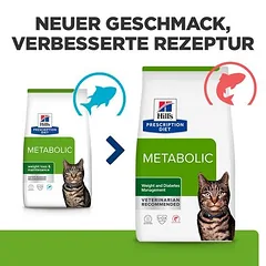 Hill's Prescription Diet Metabolic svorio ir diabeto kontrolė su lašiša, sausas maistas katėms, 3 - 4,9 kg — 3 nuotrauka