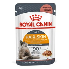Royal Canin Hair & Skin in Gravy konservai katėms 85.