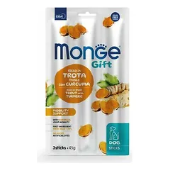 Monge Dog Gift Sticks Mobility Support Rich in Fresh Trout with Turmeric 45 g