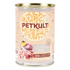 Petkult Adult konservai šunims su ėriena, 400 g