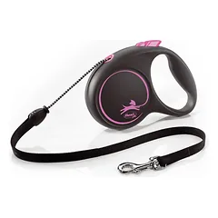 Flexi Black Design Virvė S – 5m iki 12kg