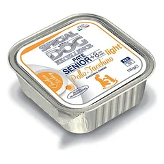 Special Dog Excellence Senior Light Chicken & Turkey kompleksinis drėgnas maistas pašteto pavidalu senjorams šunims su vištiena ir kalakutiena, 150 g