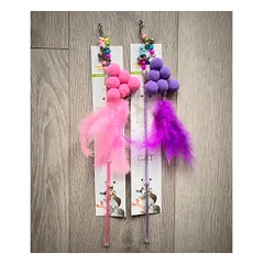Žaislas katėms meškerė, 31 cm