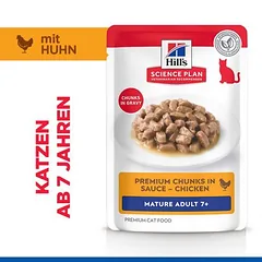 Hill's Science Plan Mature Adult 7+ drėgnas maistas katėms — 2 nuotrauka