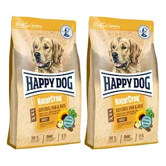 HAPPY DOG NaturCroq Vištiena su ryžiais 8 kg (2 x 4 kg)