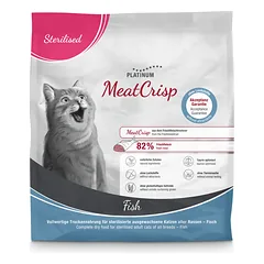 Platinum MeatCrisp sausas pašaras sterilizuotoms katėms su žuvimi, 1.5kg — 4 nuotrauka