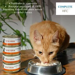 Almo Nature HFC Complete Chicken&Carrot šlapias maistas katėms, 70 g — 3 nuotrauka
