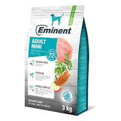 Sausas šunų maistas Eminent Dog Adult Mini su paukštiena, 3 kg