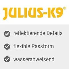Julius-K9 IDC® Power petnešos, neoninės žalios, Mažiems 5–10 kg — 2 nuotrauka
