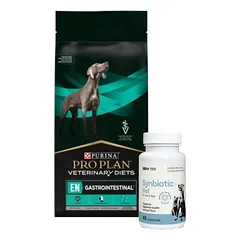 PURINA Veterinary PVD LT Gastrointestinal (šunims) 12kg + LAB-V Synbiotic Vet - virškinamojo trakto sveikata ir žarnyno mikroflora šunims ir katėms 45 kapsulės