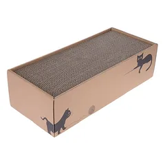 zooplus Basics dėžė su 4 draskymo lentomis, L 44 x B 20 x H 12,5 cm — 3 nuotrauka