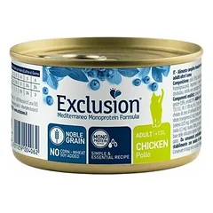 Exclusion Mediterraneo Cat Adult Chicken katėms su vištiena 85 g