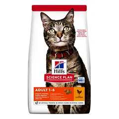Hill’s Science Plan Feline Adult Chicken Sausas maistas suaugusioms katėms (su vištiena) 1,5 kg
