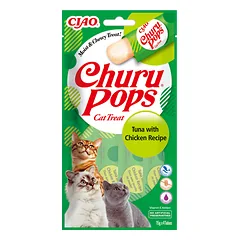 Churu Cat Pops Tuna Chicken skanėstai katėms, 60 g parduotuvėje vetspot.lt