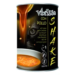 Vibrisse Shake Pollo With Chicken skystas papildomas gardėsis katėms su vištiena, 135 g