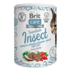 Brit Care Cat Superfruits Insect begrūdžiai skanėstai katėms