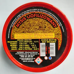 Katrinex liofilizuotos mysis krevetės – natūralus pašaras akvariumo žuvims, 500 ml