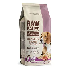 VETEXPERT RAW PALEO Heathy Grain Adult Lamb 10 kg suaugusiems šunims