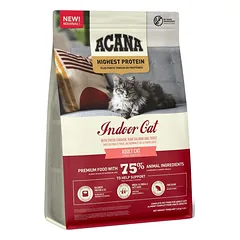 Acana Highest Protein Indoor Cat sausas pašaras katėms, 1.8 kg parduotuvėje e-zoo.lt