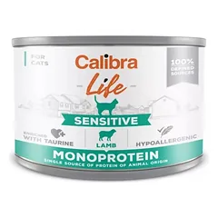 CALIBRA Cat Life Sensitive Lamb 200 g su ėriena jautrioms katėms