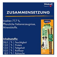Vitakraft Insect Stick skanėstai šunims — 4 nuotrauka
