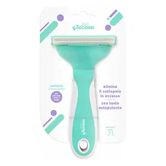 Self-cleaning deshedding tool 7,5x16,5cm — 1 nuotrauka