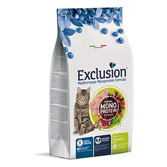 Exclusion ME MONO NOBLE GRAIN sausas pašaras katėms, su vištiena, 1.5kg