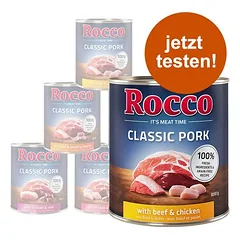 Rocco Classic Pork mišrus rinkinys, drėgnas maistas šunims, 6 x 400g — 2 nuotrauka