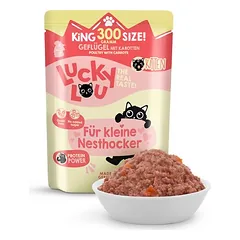 Lucky Lou Lifestage Kitten drėgnas maistas kačiukams 6 x 300 g