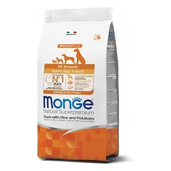 MONGE Spec. Line Monoprotein Puppy pašaras šuniukams su antiena, ryžiais ir bulvėmis, 12 kg