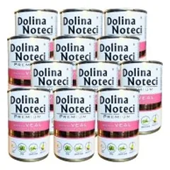 Dolina Noteci Premium konservai šunims su veršiena ir žaliaisiais žirneliais 12x400 g
